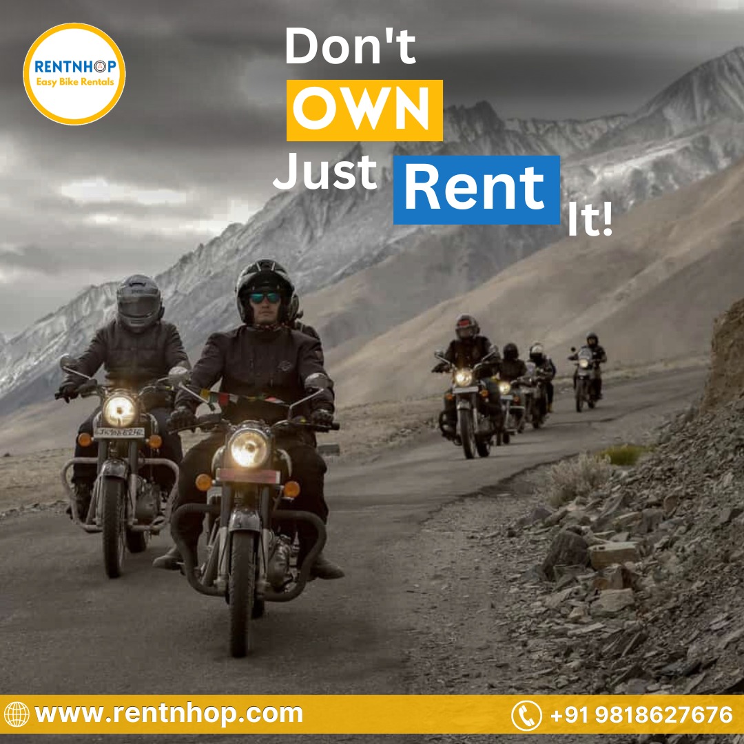 bike on rent in delhi