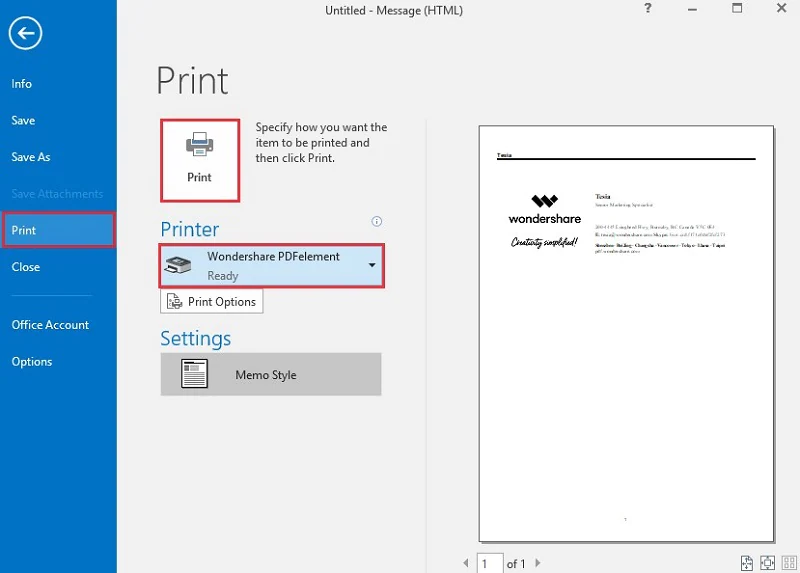 How to Save Your Emails as PDF in Microsoft Outlook