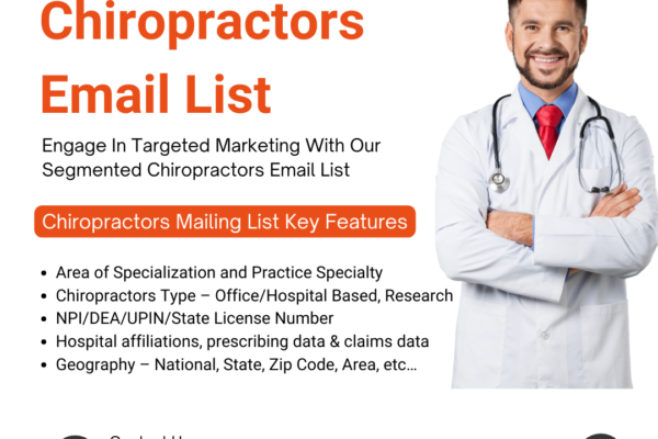 Chiropractors Email Lists