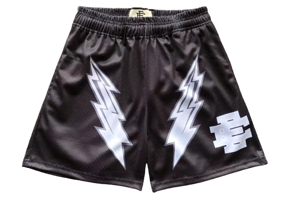 Eric Emanuel EE Basic Lightning Bolt Short Black White