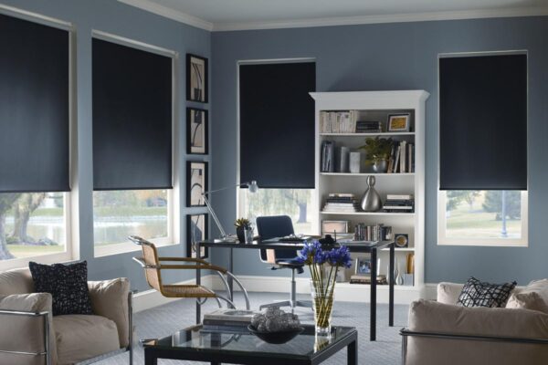 Space with Blackout Blinds