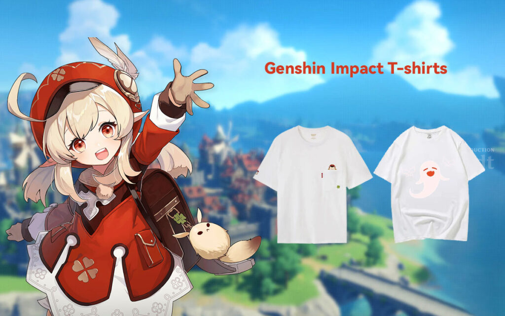 Genshin Impact t-shirts Short Sleeve Clothing