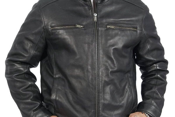 Bruce Black Leather jacket