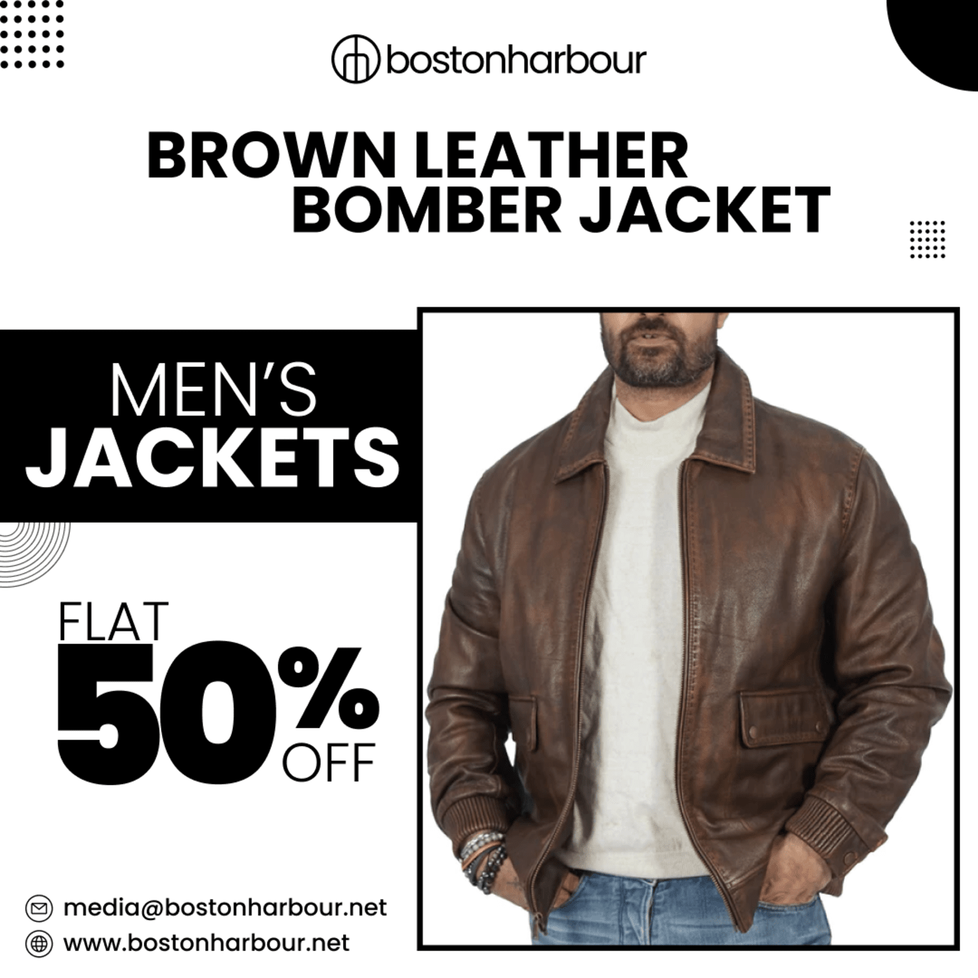 men's leather bomber jackets