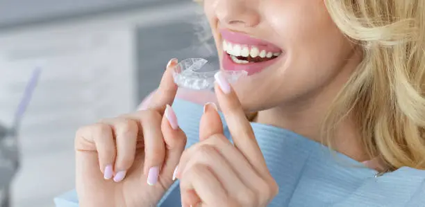 White Teeth After Whitening Treatment