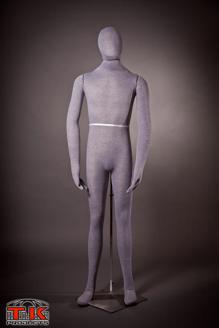 full body grey male mannequin online