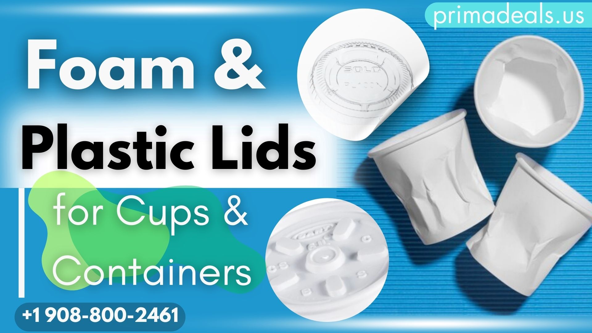 Buy Plastic Lids for Cups & Containers