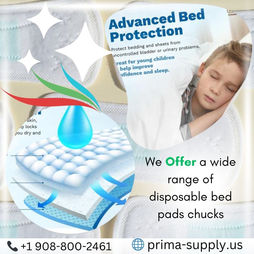 prima supply inc, chucks disposable pads, disposable bed pads chucks